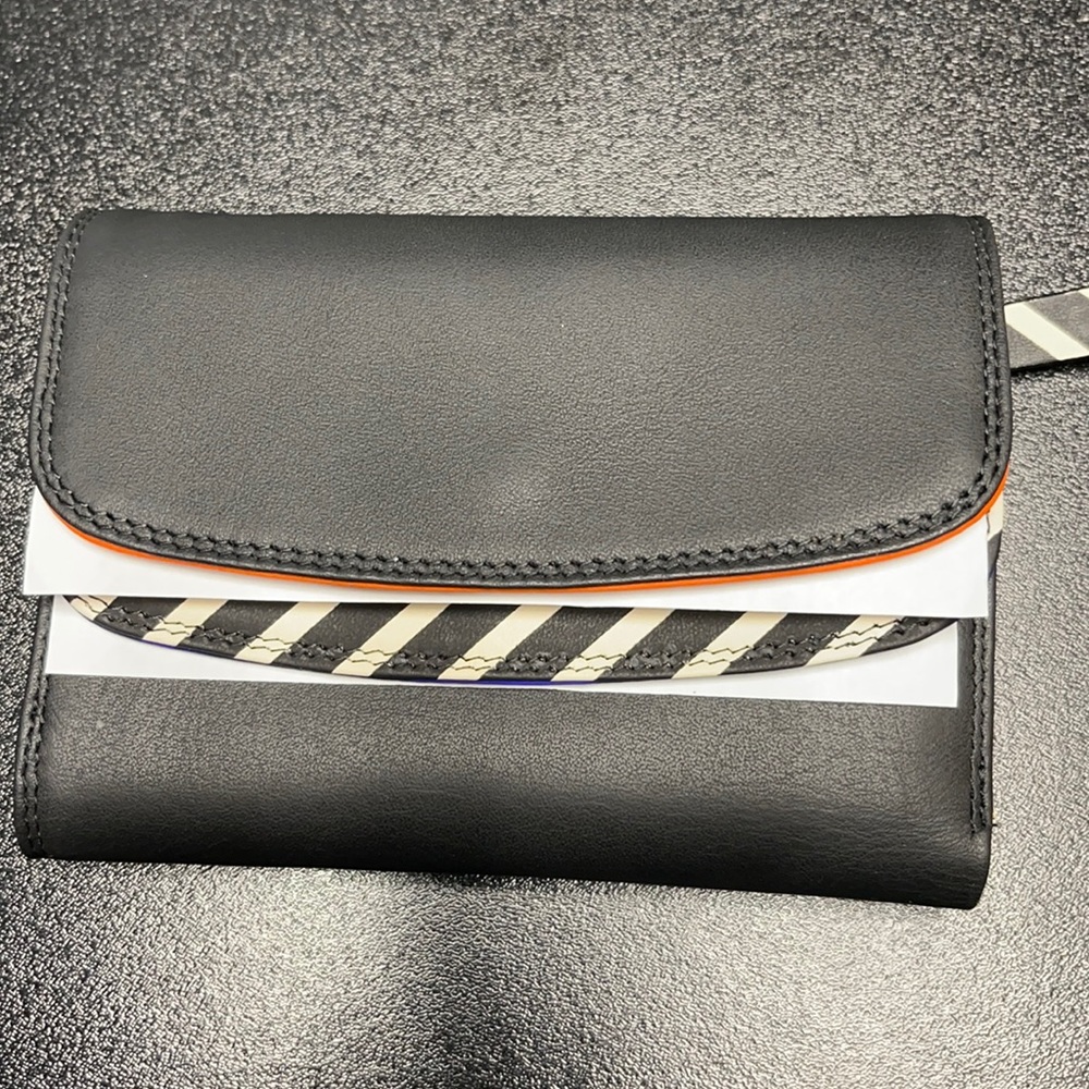 My Walit leather 2 snap wallet.